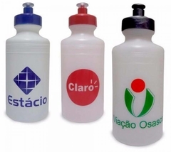 Imagem do Squeeze de plástico resistente e personalizado 500 ml.