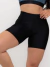 SHORT POLIAMIDA METALIZADO PRETO
