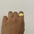 ANEL LARGO LISO COM RISCO CENTRAL DOURADO - AJUSTÁVEL - loja online