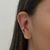 PIERCING FAKE FINO CRAVEJADO MICROZIRCÔNIAS RÓDIO BRANCO - comprar online