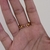 ANEL MINI ELOS CRAVEJADO DOURADO