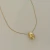 COLAR GOTA PUFFER LISO DOURADO - Olimavie Semijoias