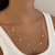COLAR GOTAS PENDURADAS LISO DOURADO - comprar online