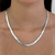 COLAR CHOKER FITA RÓDIO BRANCO - Olimavie Semijoias