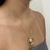 COLAR DESIGN FLOR DOURADO na internet
