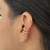 PIERCING PREGO COLORIDO CRAVEJADO DOURADO - Olimavie Semijoias