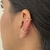PIERCING CORAÇÃO CRAVEJADO RÓDIO BRANCO - Olimavie Semijoias