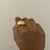 ANEL VOLTAS LADO GROSSO DOURADO - AJUSTÁVEL - comprar online