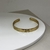 BRACELETE CHAPA ABAULADA DOURADO na internet