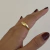 Imagem do ANEL QUADRADO DOURADO
