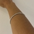 PULSEIRA MALHA SNAKE 4MM RÓDIO BRANCO - Olimavie Semijoias