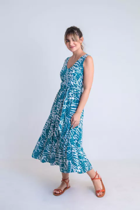 VESTIDO RAQUEL MIDI DUAS MARIAS - comprar online