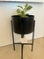 Porta Maceta Hierro y Chapa Redondo 40 cm Pack x 2 - Janu Home