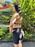 Conjunto short empina bumbum Elisangela - Preto