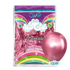 Bolsa de 100 globos látex de 5 pulgadas #5 (Efecto Cromado)