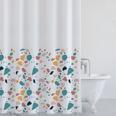 CORTINA PARA BAÑO DE TELA