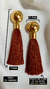 Brinco Bahia Dourado Marrom Caramelo 2 em 1 - comprar online