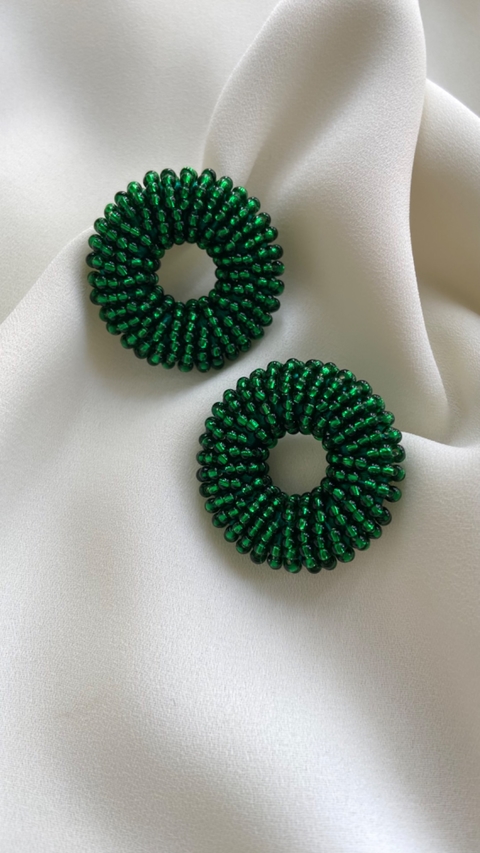 Brinco Guarujá Verde Esmeralda