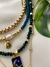 Kit de Colar Fani Azul Marinho e Verde Militar na internet