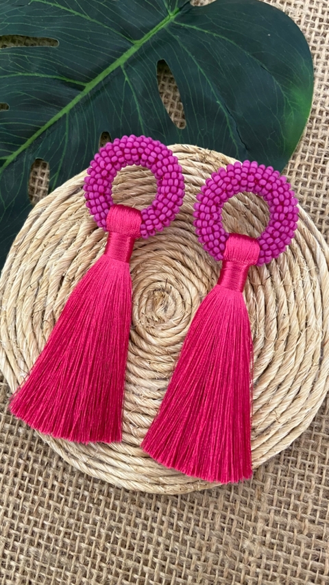 Brinco Maresias Rosa Pink