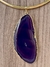 Colar Dourado Alzi Roxo - comprar online