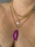 Kit de Colar Romana Dourado Rosa 2 - comprar online