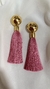 Brinco Bahia Dourado Rosa Antigo 2 em 1
