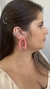 Brinco Leme Rosa Antigo - Tatiana Vaz Acessórios