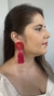 Brinco Maresias Rosa e Vermelho - Tatiana Vaz Acessórios