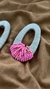 Brinco Leme Bege + Rosa Neon na internet