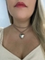 Colar 2 em 1 Jack Prateado e Bege - comprar online