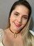 Colar 2 em 1 Leandra Dourado Couro Marrom - Tatiana Vaz Acessórios