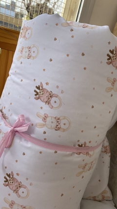 Imagen de Acolchado para cuna / Animalitos rosas