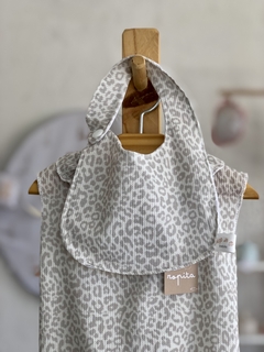 Waffle animal print | body + babero en internet