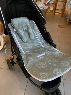 Cubre coche + almohada cervical | animalitos verde - comprar online