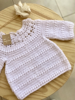 Pullover Campana / blanco - comprar online