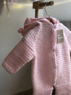 Enterito rosa bebé con orejitas - tienda online