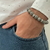 Pulseira Jaspe Cinza 10mm - comprar online