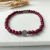 Pulseira Bolinhas Vinho - Da Caixola da Biola
