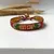 Pulseira Chan Luu Caramelo com Vermelho Tansparente e Verde
