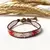 Pulseira Chan Luu Rosa com Bege e Vermelho
