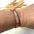 Pulseira Chan Luu Rosa com Bege e Vermelho - comprar online
