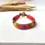 Pulseira Chan Luu Vermelha com Azul Amarelo e Verde