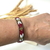 Pulseira Chan Luu Vinho com Branco e Verde - comprar online