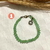 Pulseiras de Cristais Verdes Transparentes na internet