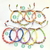 Conjunto com 3 Pulseiras de Florezinhas