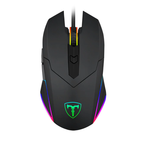 Mouse Gamer T-Dagger Lance Corporal RGB, 3200 DPI, 6 Botões, Black, T-TGM107