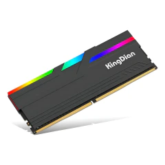 Memória Gamer DDR4 8GB 3200Mhz Kingdian RGB Black Intel e AMD