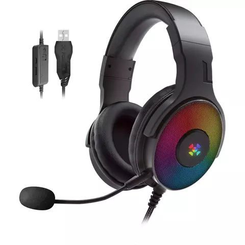 Headset Gamer Fortrek Cruiser New Edition 7.1 RGB (Conexão USB)