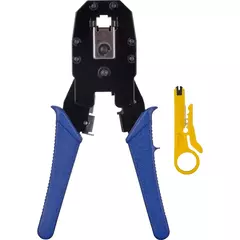 Alicate Crimpador Fortrek ALC01 FK 223E RJ45/RJ11/RJ12 com Catraca e Decapador